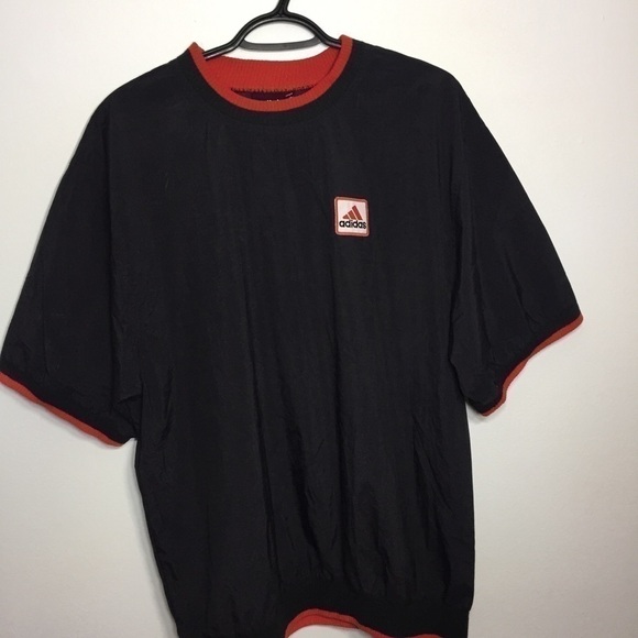 VINTAGE Adidas Nylon Short Sleeve Top - Picture 3 of 7